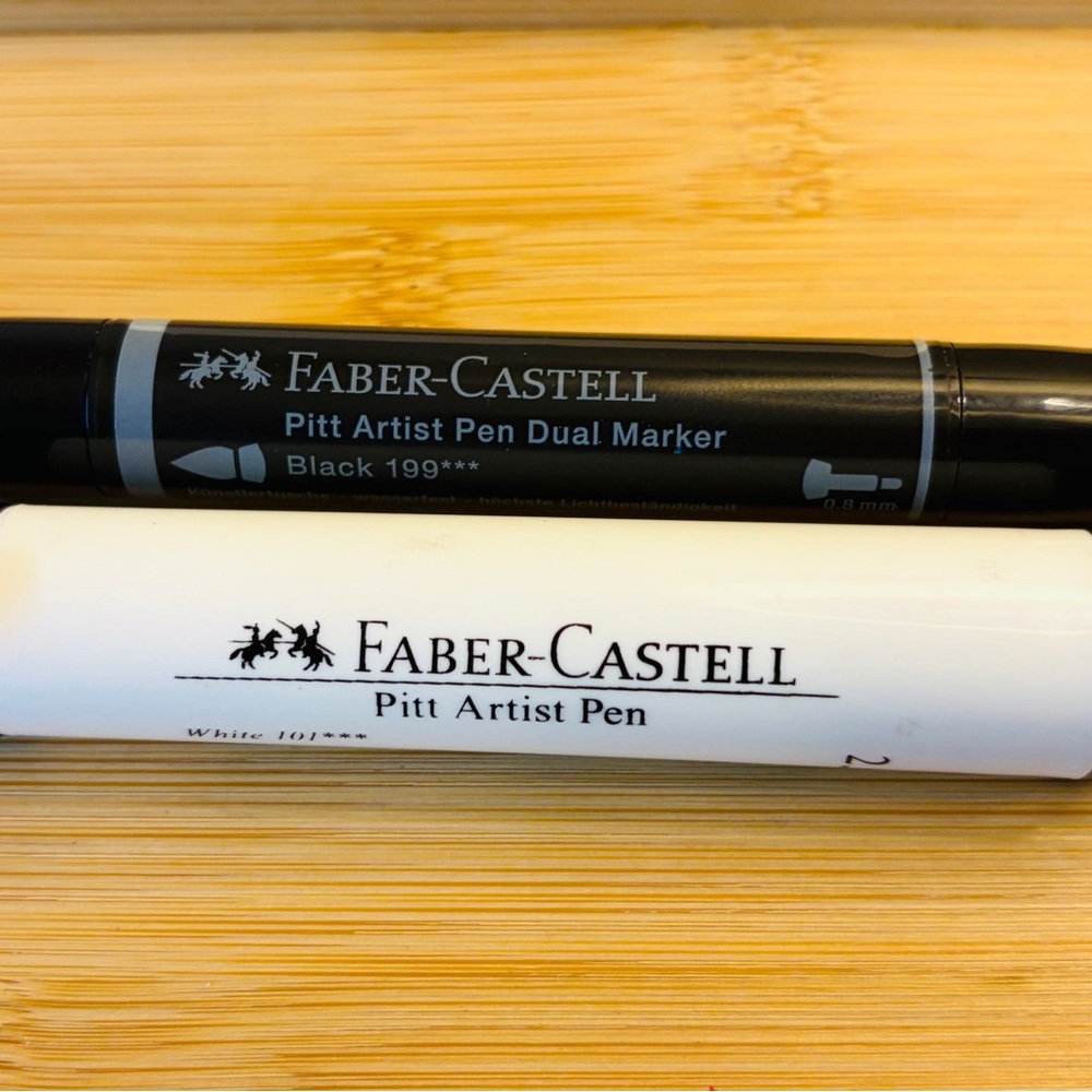 Faber-Castell Pitt Artist Pens - Black & White